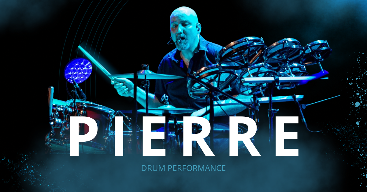 Portrait de Pierre, batteur et chanteur de F•L•O•Y•D